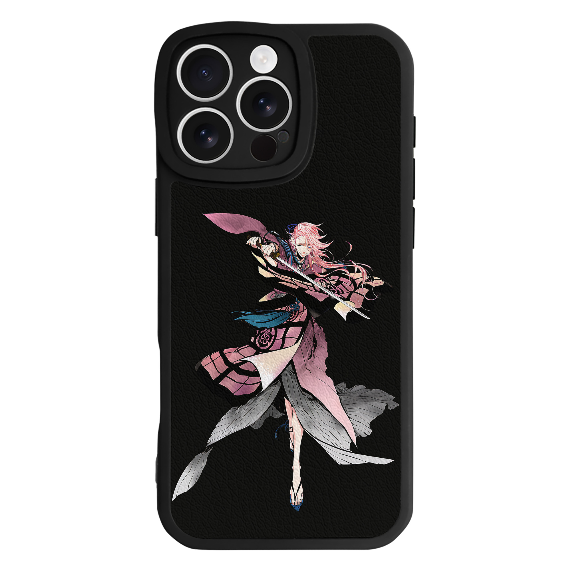 （画像用） 刀剣乱舞 Touken Ranbu 【iPhone 16シリーズ対応】シリコンスマホケース（レザー調） 材質：シリコン